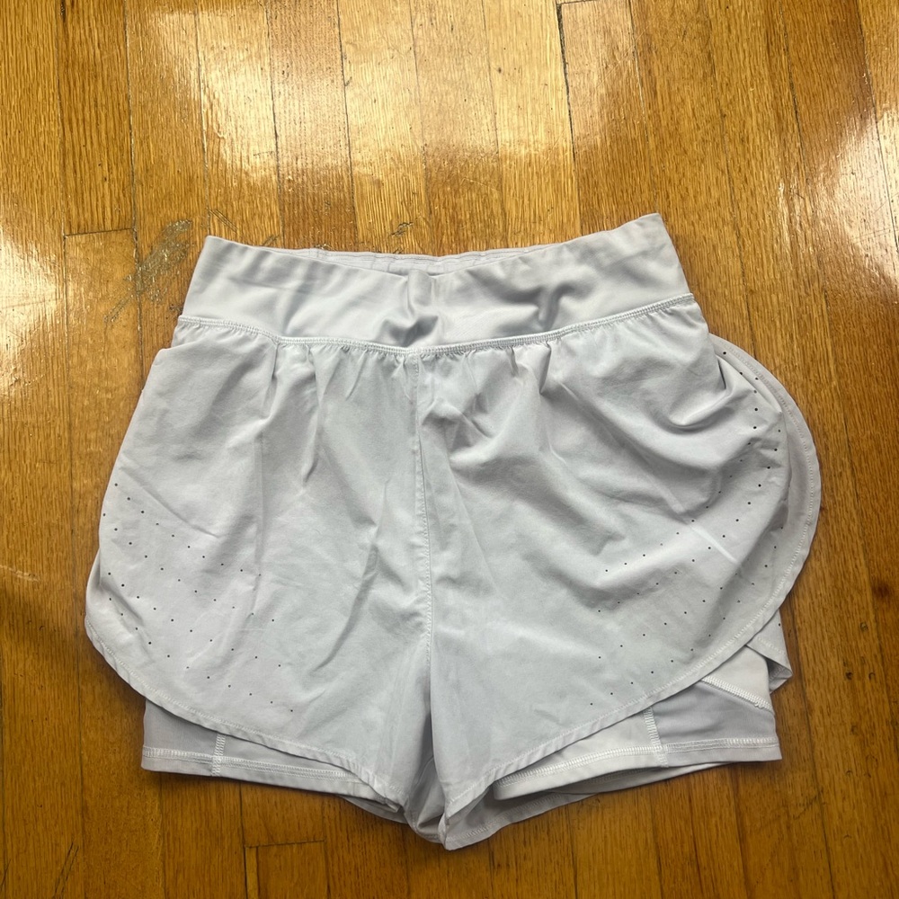 All in Motion Women's Light Gray Athletic Shorts